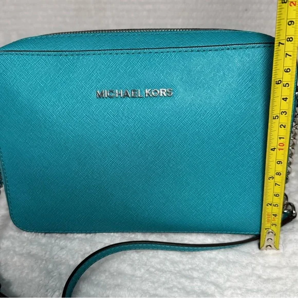 Michael Kors Vibrant Teal Crossbody Bag - Picture 4 of 7